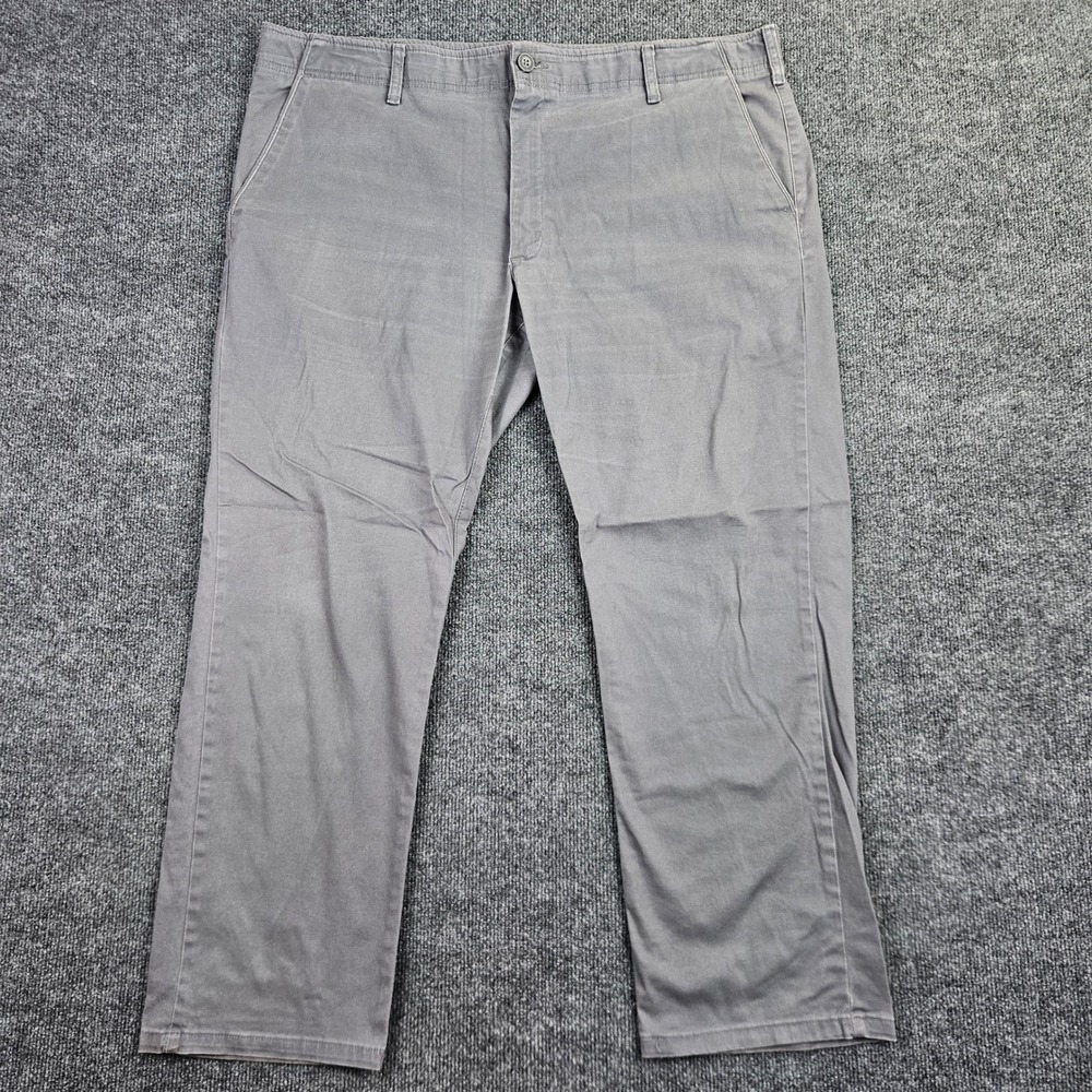 Lee Extreme Comfort Straight Fit Pants Men's 42x30 Beige Khaki Chino Stretch